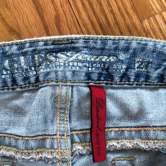 Guess Ripped Jean Shorts - Picture 3 of 3